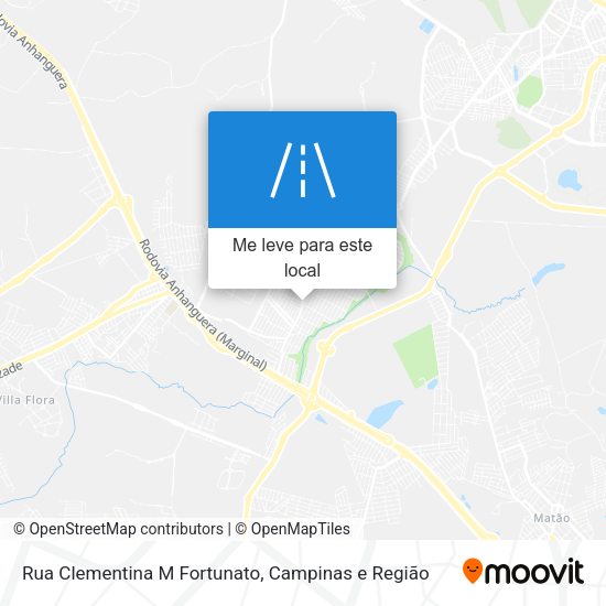 Rua Clementina M Fortunato mapa