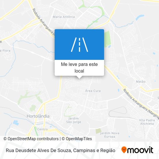 Rua Deusdete Alves De Souza mapa