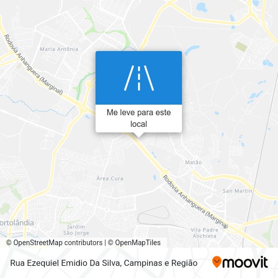 Rua Ezequiel Emidio Da Silva mapa