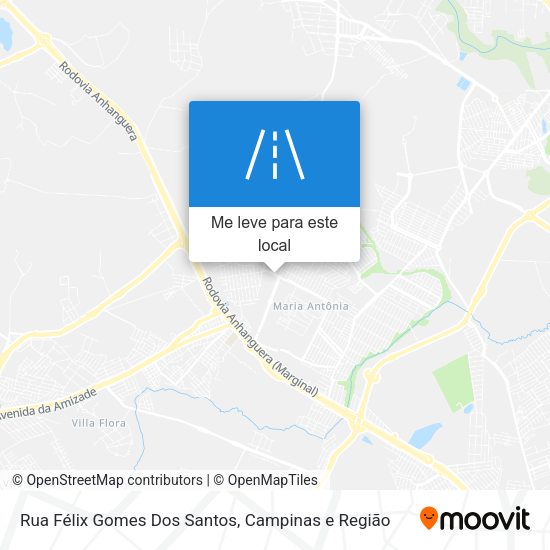 Rua Félix Gomes Dos Santos mapa