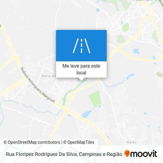 Rua Floripes Rodrigues Da Silva mapa