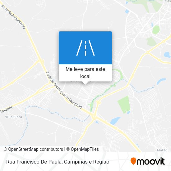 Rua Francisco De Paula mapa