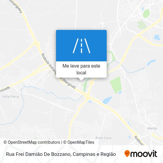 Rua Frei Damião De Bozzano mapa