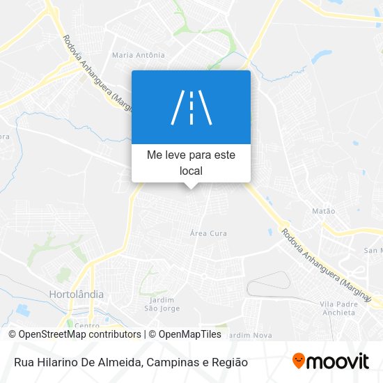Rua Hilarino De Almeida mapa