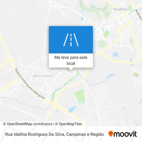 Rua Idalina Rodrigues Da Silva mapa