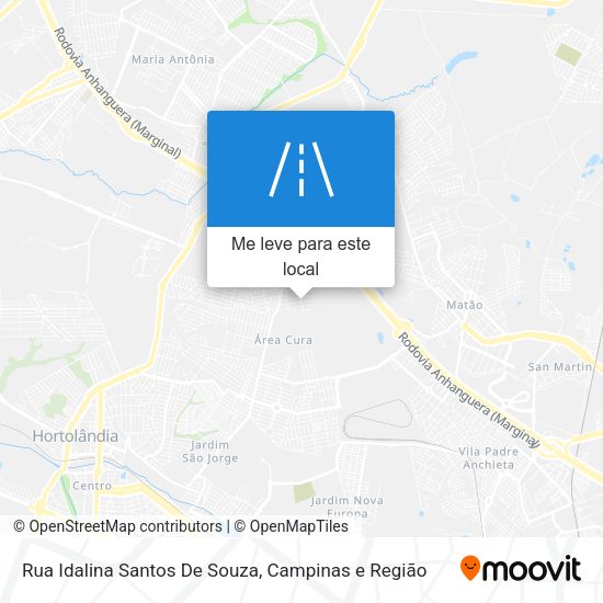 Rua Idalina Santos De Souza mapa