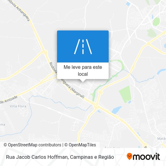 Rua Jacob Carlos Hoffman mapa