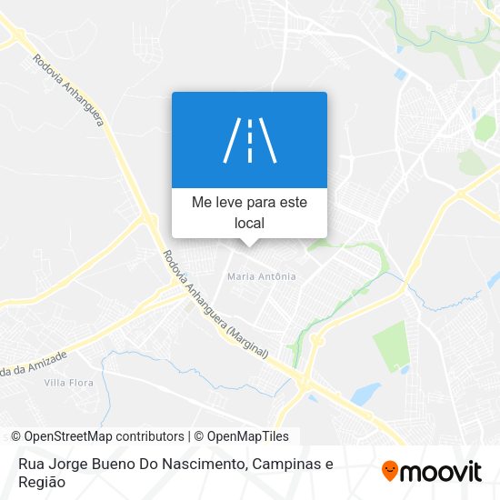 Rua Jorge Bueno Do Nascimento mapa