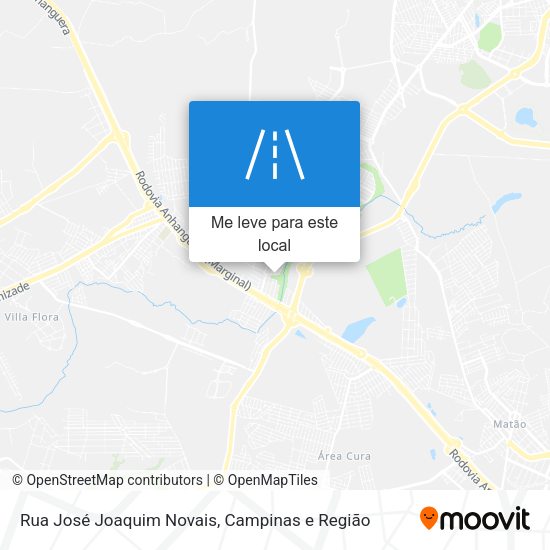 Rua José Joaquim Novais mapa