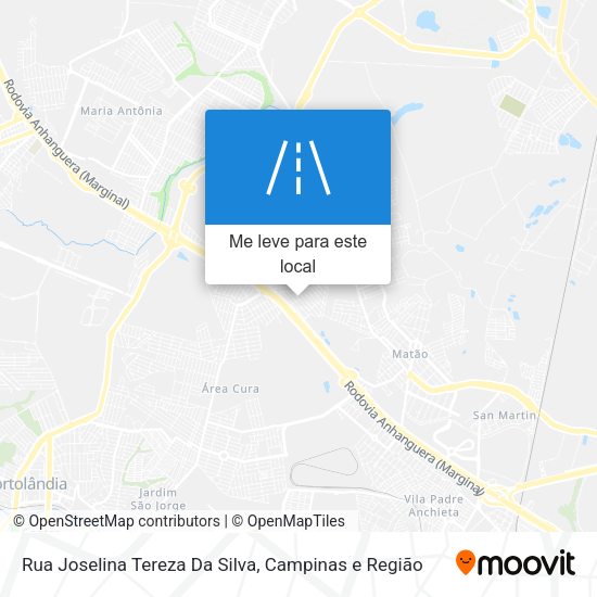Rua Joselina Tereza Da Silva mapa
