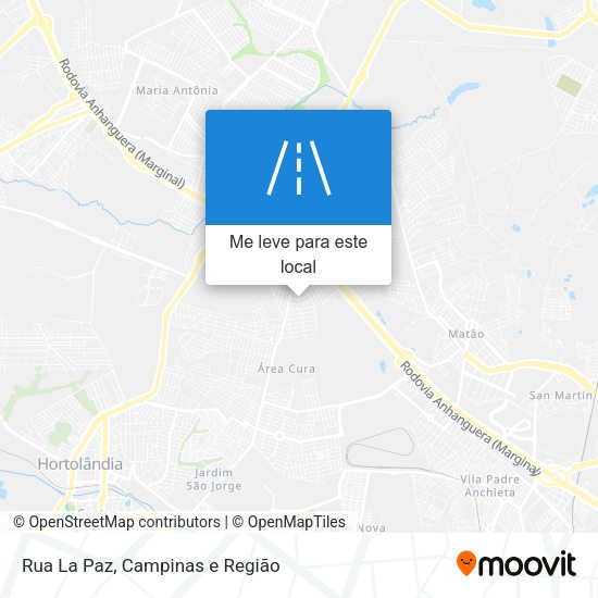 Rua La Paz mapa