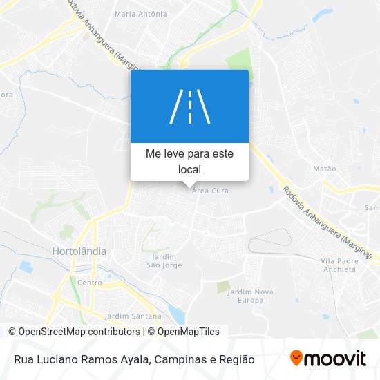 Rua Luciano Ramos Ayala mapa