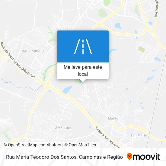 Rua Maria Teodoro Dos Santos mapa