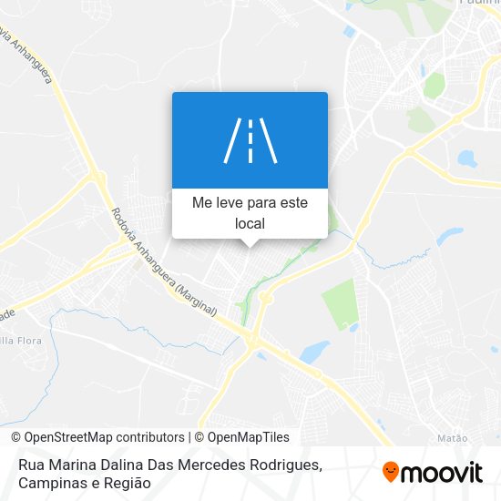 Rua Marina Dalina Das Mercedes Rodrigues mapa