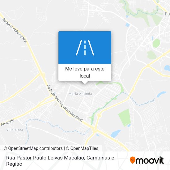 Rua Pastor Paulo Leivas Macalão mapa