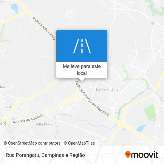 Rua Porangatu mapa