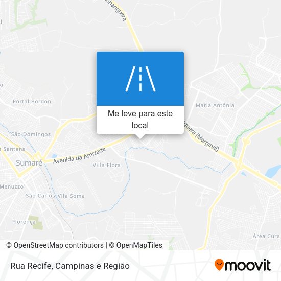Rua Recife mapa