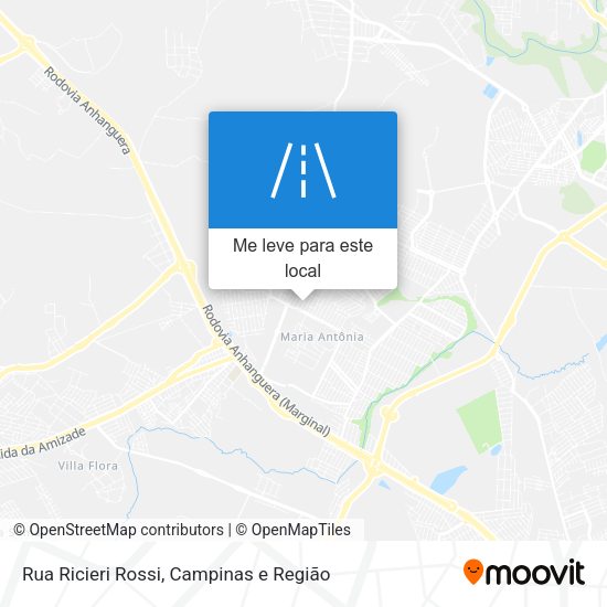 Rua Ricieri Rossi mapa