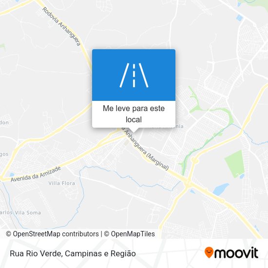 Rua Rio Verde mapa