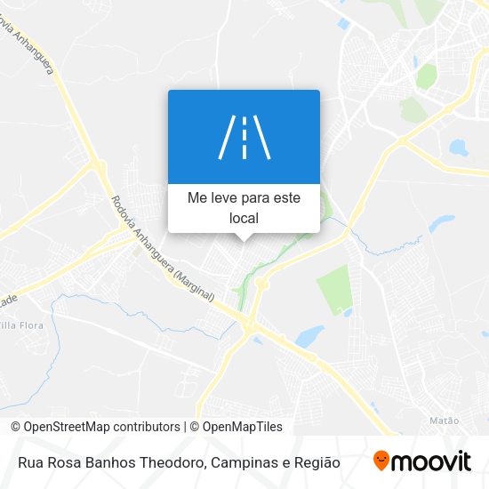 Rua Rosa Banhos Theodoro mapa