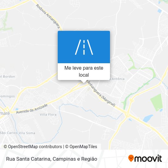 Rua Santa Catarina mapa
