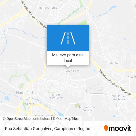 Rua Sebastião Gonçalves mapa