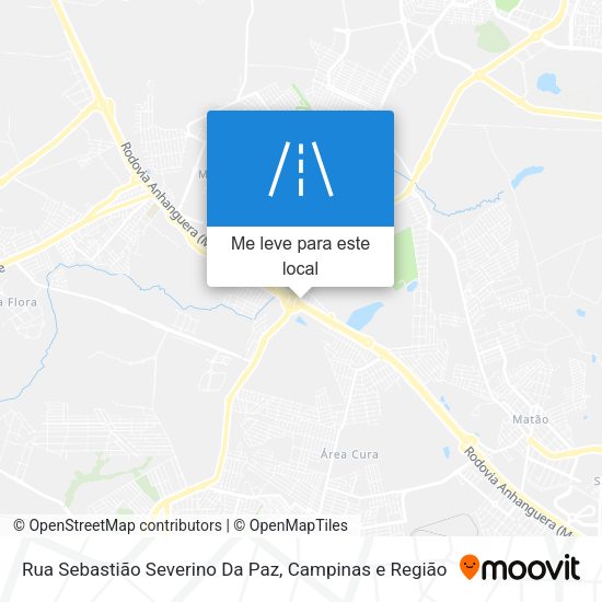 Rua Sebastião Severino Da Paz mapa