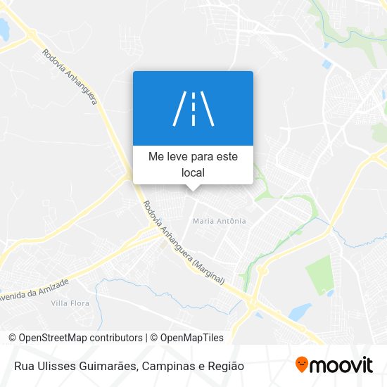 Rua Ulisses Guimarães mapa