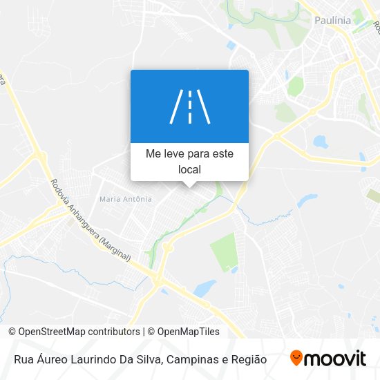Rua Áureo Laurindo Da Silva mapa