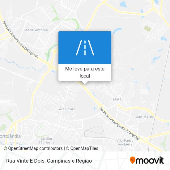 Rua Vinte E Dois mapa