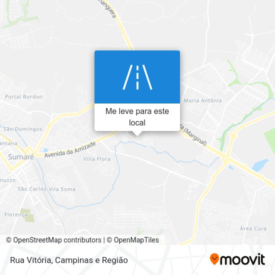Rua Vitória mapa