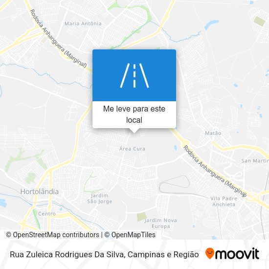 Rua Zuleica Rodrigues Da Silva mapa