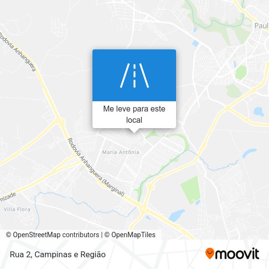 Rua 2 mapa