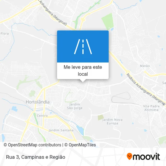 Rua 3 mapa