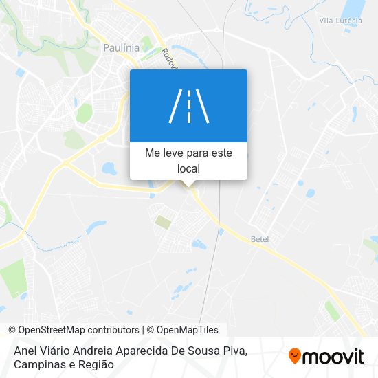 Anel Viário Andreia Aparecida De Sousa Piva mapa