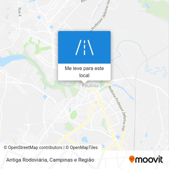 Antiga Rodoviária mapa