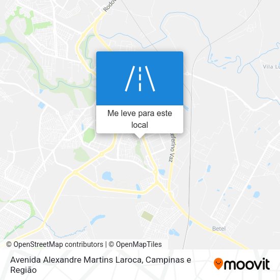 Avenida Alexandre Martins Laroca mapa