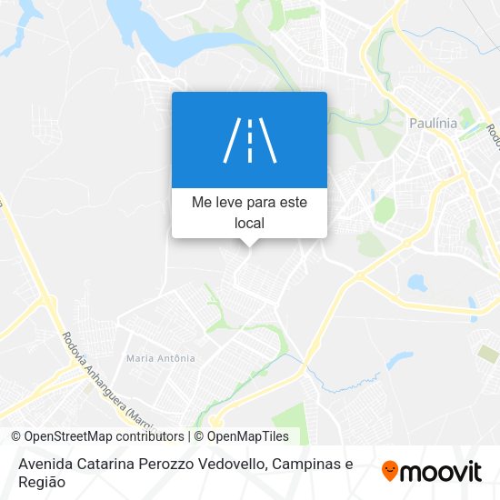 Avenida Catarina Perozzo Vedovello mapa