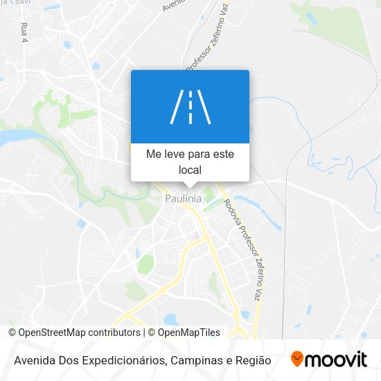Avenida Dos Expedicionários mapa