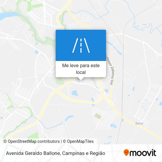 Avenida Geraldo Ballone mapa