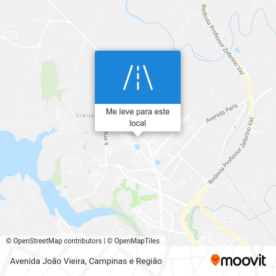 Avenida João Vieira mapa
