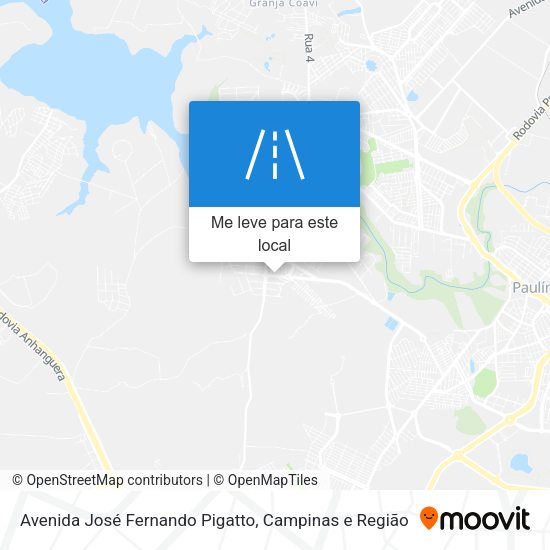 Avenida José Fernando Pigatto mapa