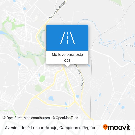 Avenida José Lozano Araújo mapa