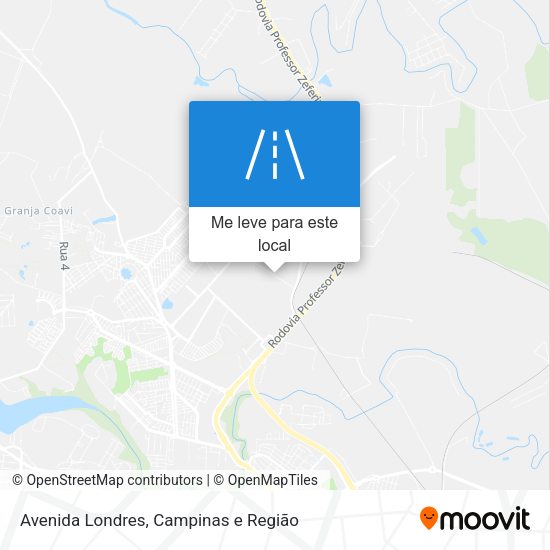 Avenida Londres mapa