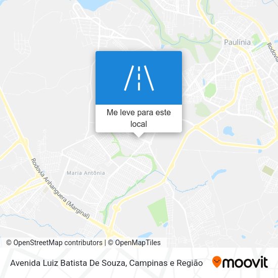 Avenida Luiz Batista De Souza mapa