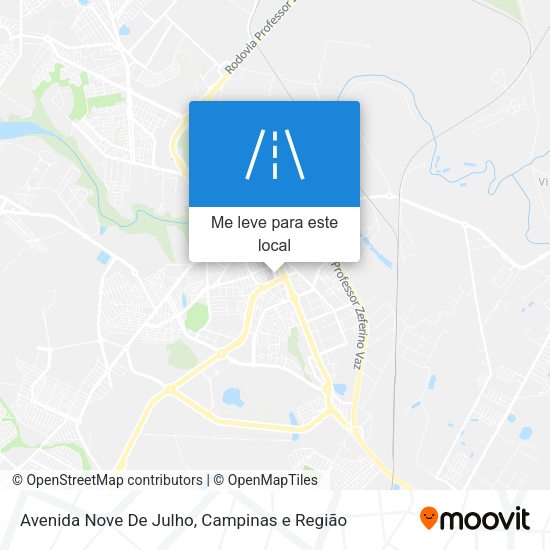 Avenida Nove De Julho mapa