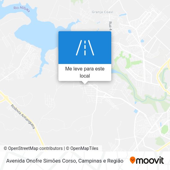 Avenida Onofre Simões Corso mapa
