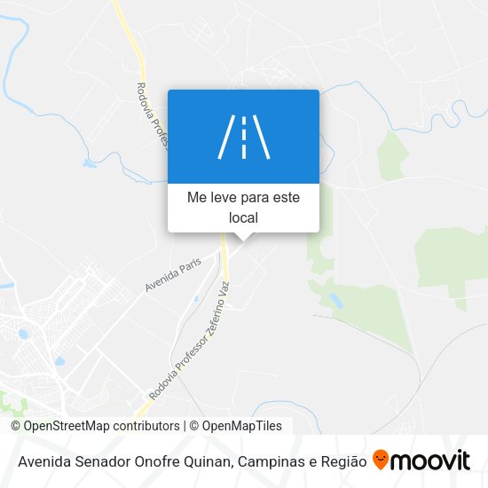 Avenida Senador Onofre Quinan mapa