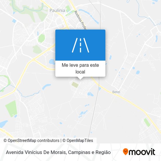Avenida Vinícius De Morais mapa