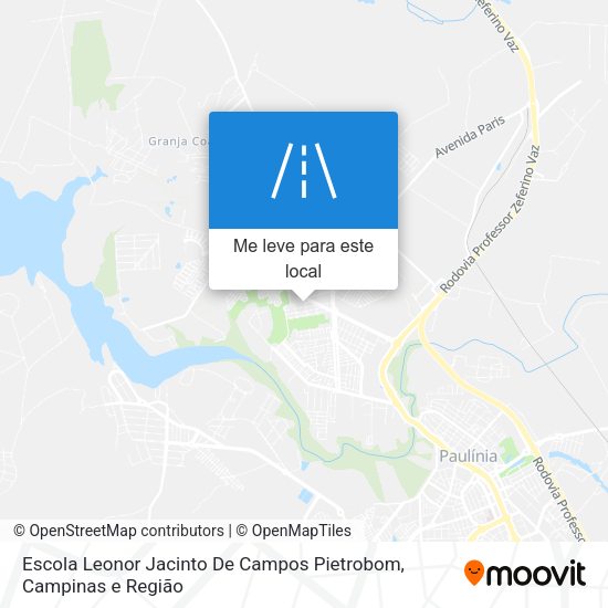 Escola Leonor Jacinto De Campos Pietrobom mapa